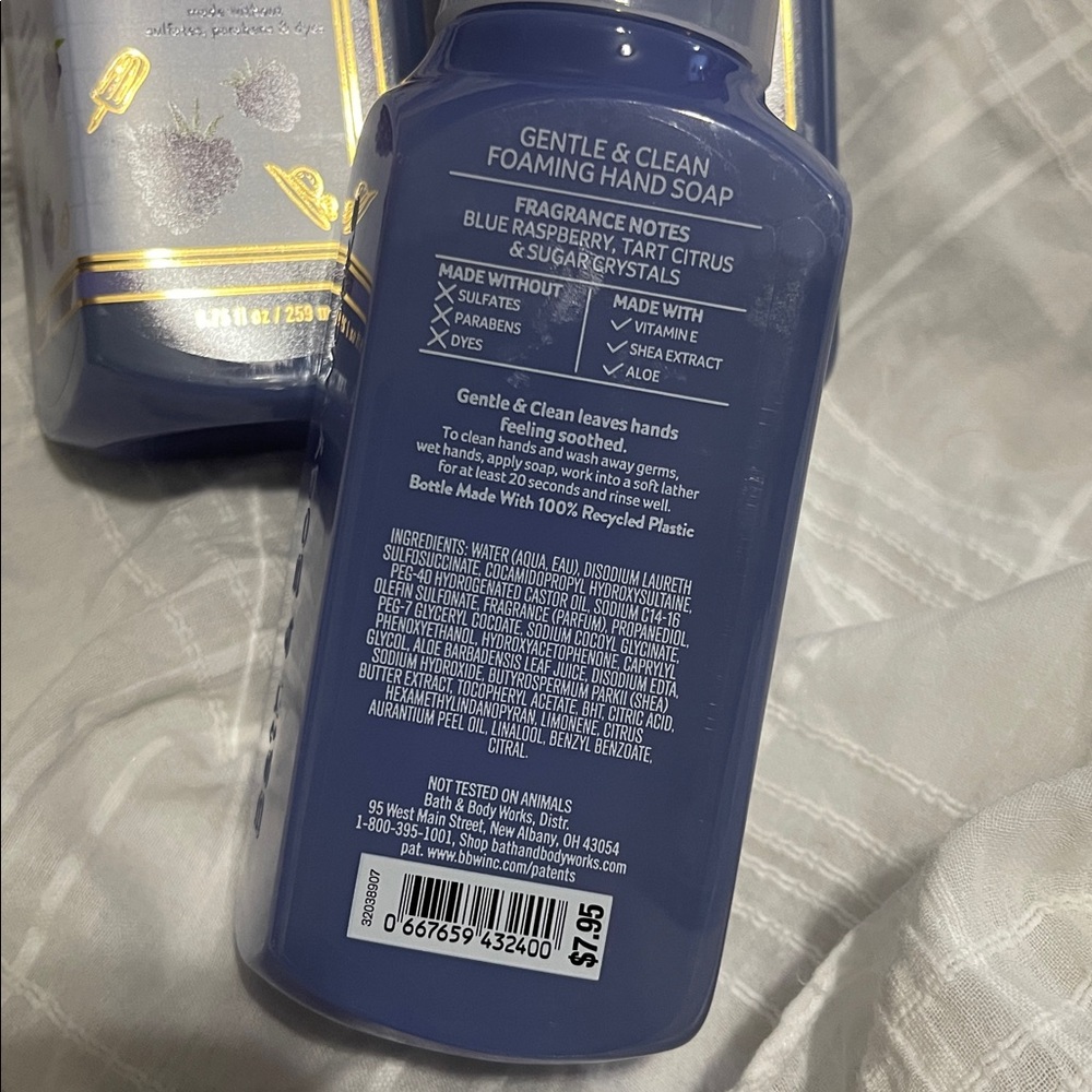 NEW- Bath & Body Works. Blue Raspberry - Picture 3 of 3